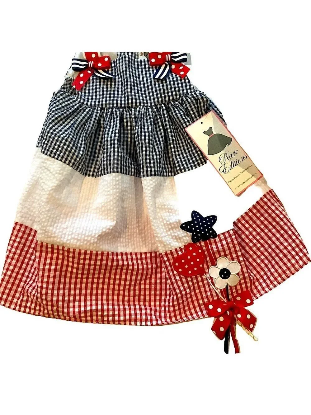 Rare Editions 2 Piece Patriotic Dress 24 Months New